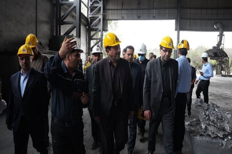 بازدید وزیر صمت از واحد آلومینیومسازی المهدی