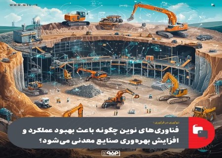 فناوری‌ های نوین چگونه باعث بهبود عملکرد و افزایش بهره‌وری صنایع معدنی می‌شود؟