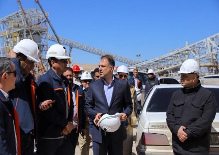 بازدید مدیرعامل شرکت ملی مس از پروژه احداث کارخانه فلوتاسیون سرباره خاتون‌ آباد