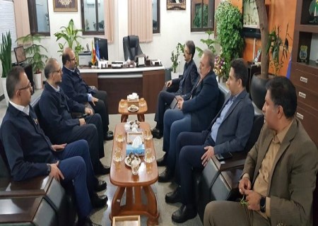 دیدار مدیرعامل شرکت فولاد خوزستان با سرپرست سازمان صمت خوزستان