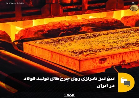 تیغ تیز ناترازی روی چرخ‌ های تولید فولاد در ایران