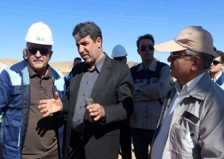 بازدید نماینده مجلس و مدیرعامل صبانور از پروژه کنسانتره سازی گلالی کردستان