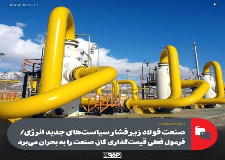 بازنگری فوری در قیمت‌گذاری گاز؛ مطالبه صنعت فولاد